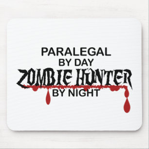 Paralegal Zombie Hunter Mouse Pad