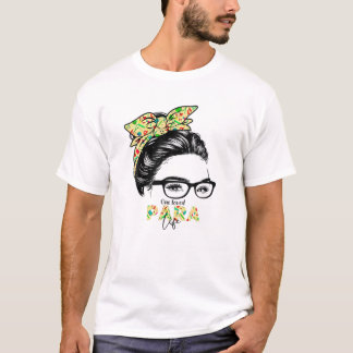 Paralife Teacher Messy Bun Life Hair T-Shirt