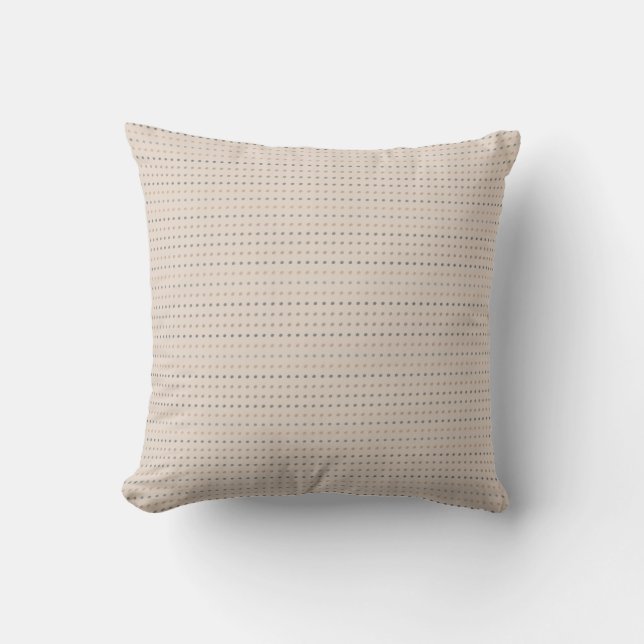 Parallel Dots Throw Pillow (Front)