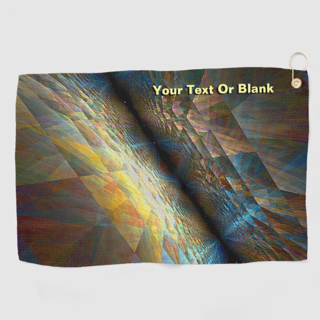 Parallel Planes Golf Towel (Horizontal)