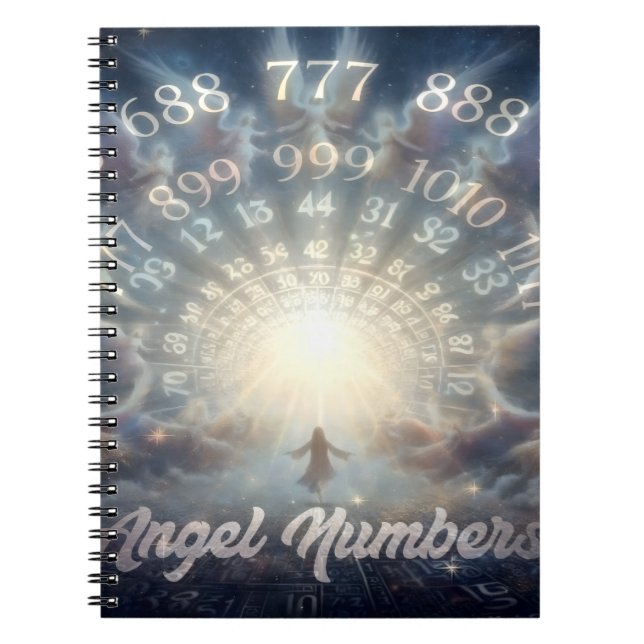 Parallel Realms Angel Numbers Notebook (Front)