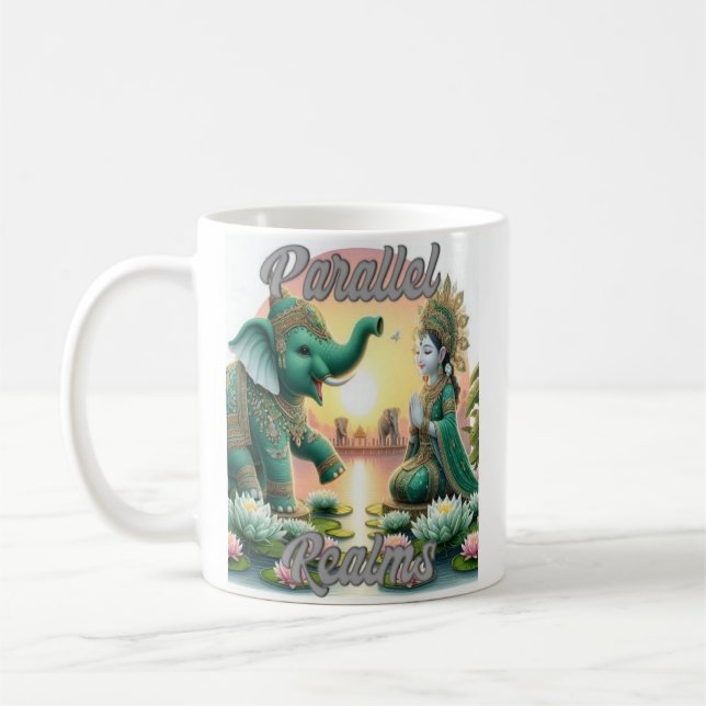 Parallel Realms Coffee Cup (Left)