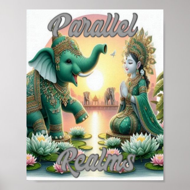 Parallel Realms Poster (Front)