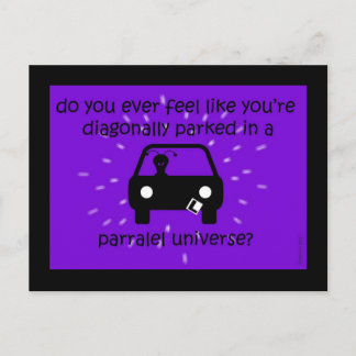 parallel universe postcard