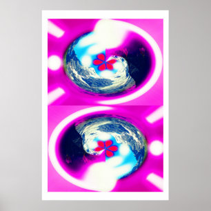 Parallel worlds art poster