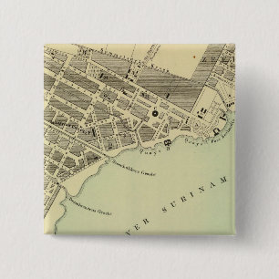 Paramaribo Surinam 15 Cm Square Badge