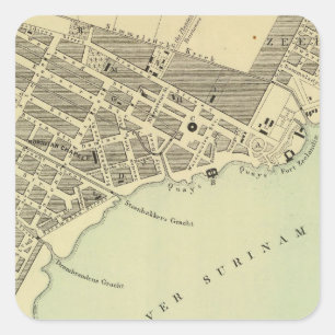 Paramaribo Surinam Square Sticker