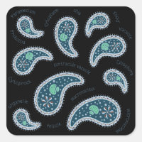 Paramecia Paisley Biology Science MIcrobe Dark