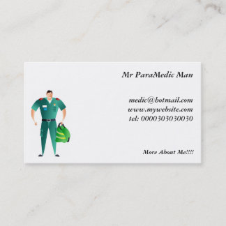 Paramedic Business Card