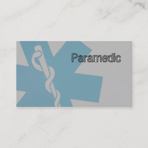 Paramedic Business Cards