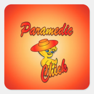 Paramedic Chick #5 Sticker
