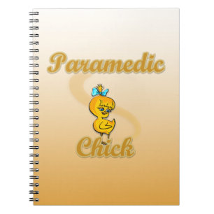 Paramedic Chick Spiral Notebook