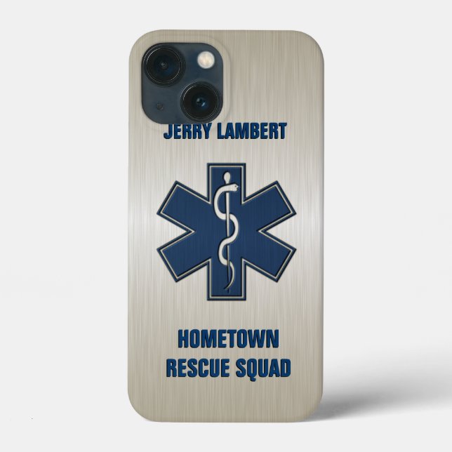 Paramedic Deluxe Name Template Case-Mate iPhone Case (Back)