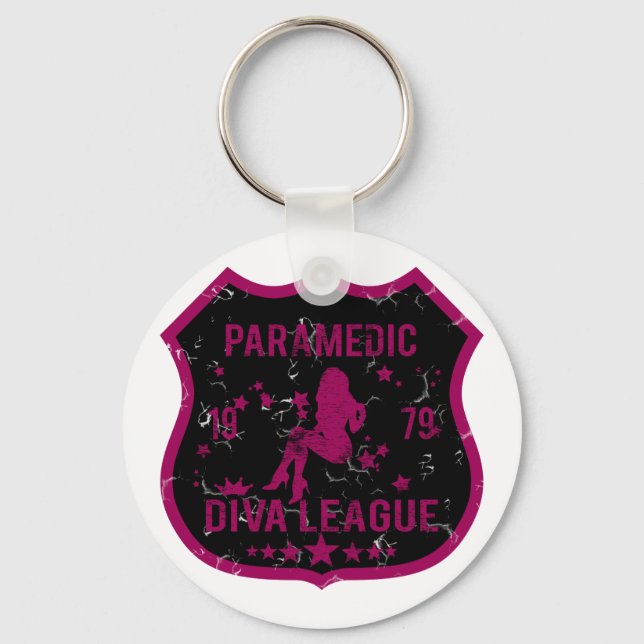 Paramedic Diva League Key Ring (Front)