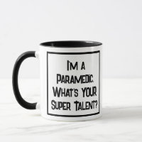 Paramedic Driver Super Talent. Two Tone Coffee Mug
