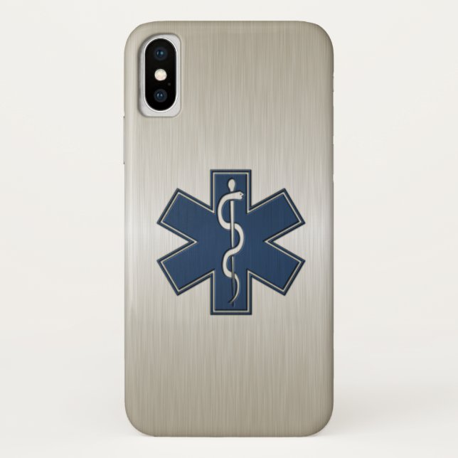 Paramedic EMT EMS Deluxe Case-Mate iPhone Case (Back)