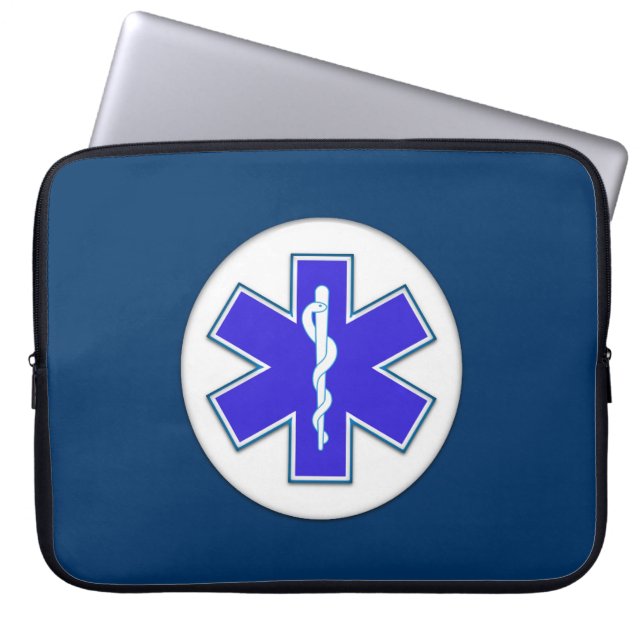 Paramedic EMT EMS Laptop Sleeve (Front)