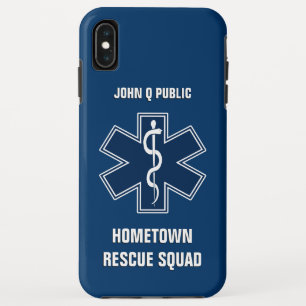 Paramedic EMT EMS Name Template iPhone XS Max Case