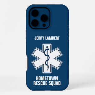 Paramedic EMT EMS Name Template iPhone 16 Pro Max Case
