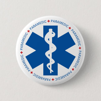 Paramedic / First Responder / Emergency Services 6 Cm Round Badge