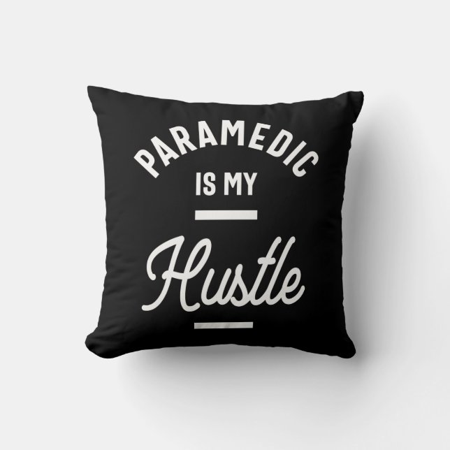 Paramedic Job Title Gift Cushion (Front)