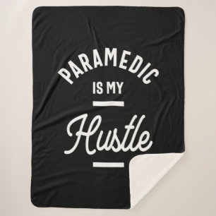 Paramedic Job Title Gift Sherpa Blanket