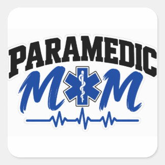 Paramedic Mum Square Sticker