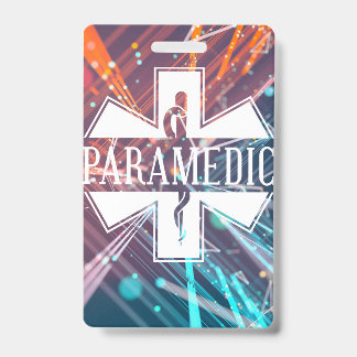 Paramedic Name Badge ID Badge