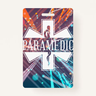 Paramedic Name Badge ID Badge