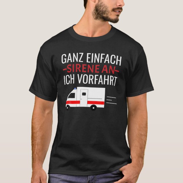Paramedic Paramedic Gift Funny T-Shirt (Front)
