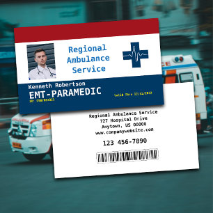 Paramedic Services Business Card