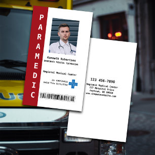 Paramedic Services Business Card