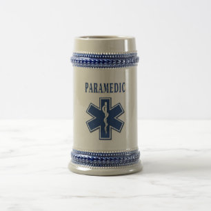 Paramedic Star of Life Beer Stein