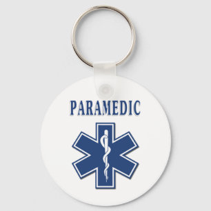 Paramedic Star of Life Key Ring