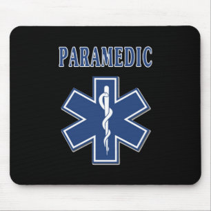 Paramedic Star of Life Mouse Pad