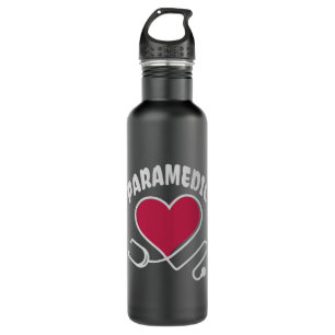Paramedic Stethoscope with heart 710 Ml Water Bottle