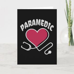 Paramedic Stethoscope with heart Card