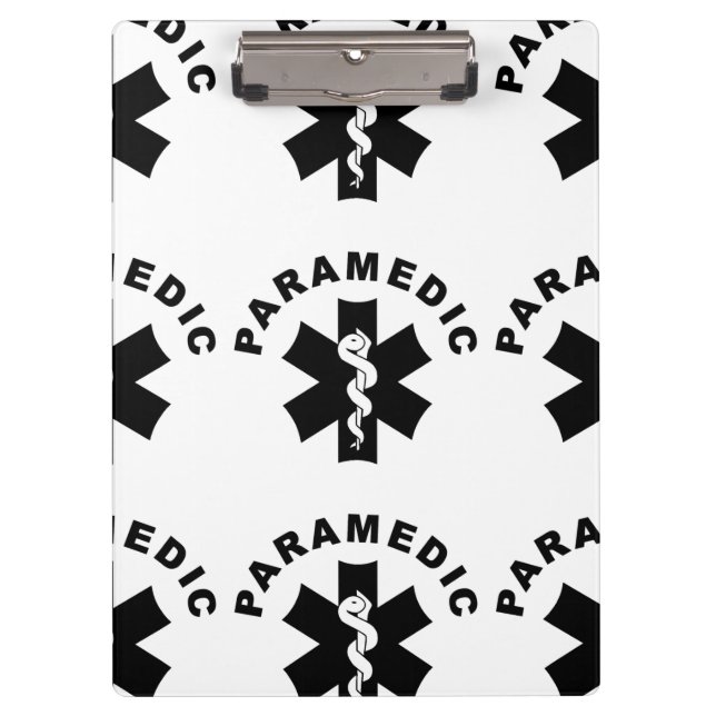 Paramedic Theme Clipboard (Front)