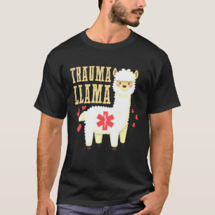 Paramedic Trauma Llama Cute Paramedic T-Shirt