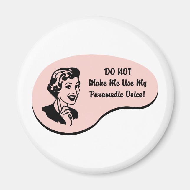 Paramedic Voice Magnet (Front)