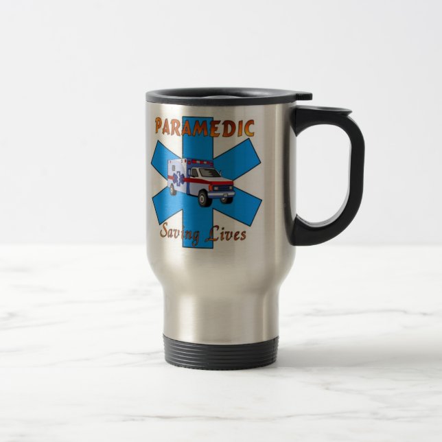 Paramedics Saving Lives Travel Mug (Right)