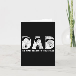 Paramotoring Dad The Man The Myth The Legend Fathe Card