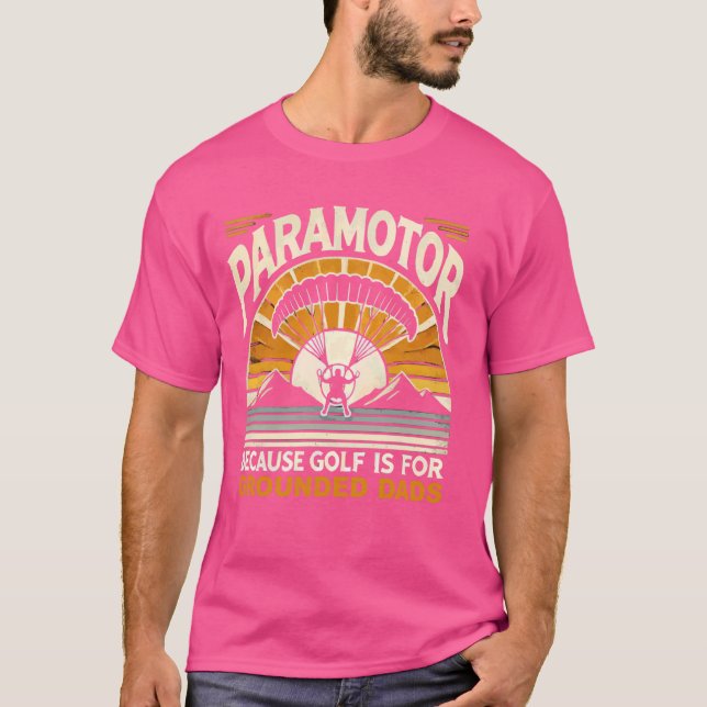 Paramotoring Paragliding Air Sport Paramotor Pilot T-Shirt (Front)