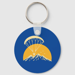 Paramotoring Retro Key Ring