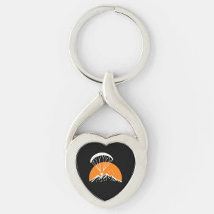 Paramotoring Retro Vintage Key Ring