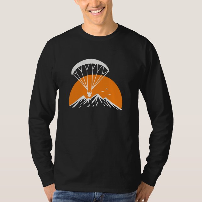 Paramotoring Retro Vintage T-Shirt (Front)
