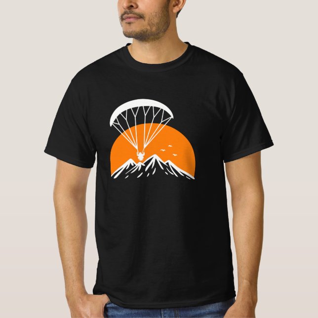 Paramotoring Retro Vintage T-Shirt (Front)