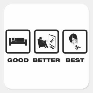 Paramotoring Square Sticker