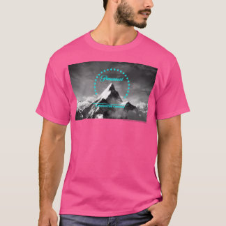 Paramount Neon Blue Logo Scenery T-Shirt