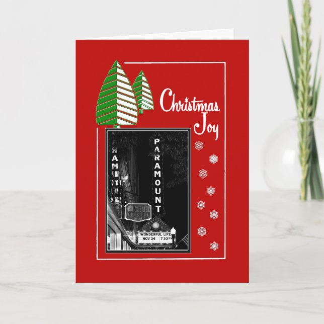 Paramount Theater holiday card (Front)